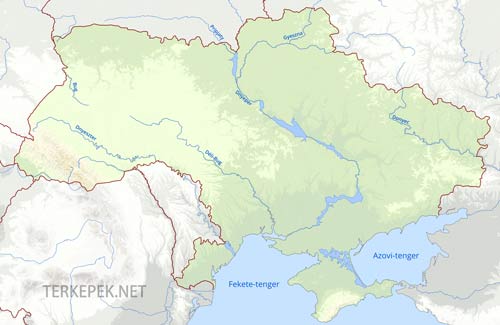 Ukrajna vízrajza